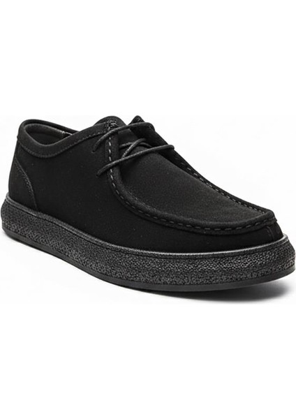 Siyah Nubuk Erkek Hakiki Deri Ayakkabı 621 Sisley