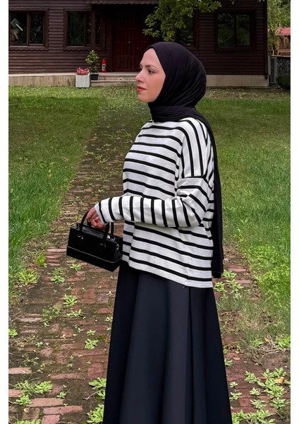 Çizgili Balıkçı Kazak Natural fiyatları