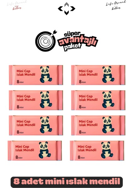 Figürlü Çocuk Okul Hijyen Seti 8li Islak Mendil 9lu Peçete Kağıt Mendil Taşınabilir Islak Mendil fiyatları