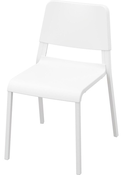 Plastik sandalye, beyaz