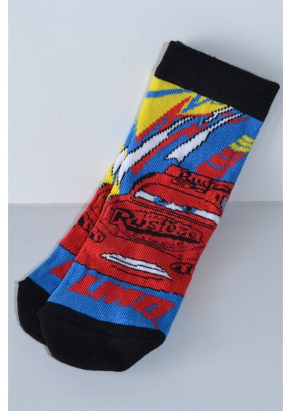 Erkek Çocuk Arabalar Lisanslı 3 Lü Soket Çorap indirimleri