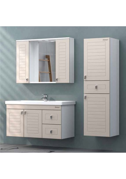 Alder Banyo Dolabı 100 cm (Boy Dolabı Dahil Değildir.)