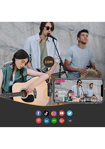 K9 iPhone Girişli Telefon Uyumlu Wireless Youtube Tiktok Yayın Kablosuz Yaka Mikrofonu fiyatları