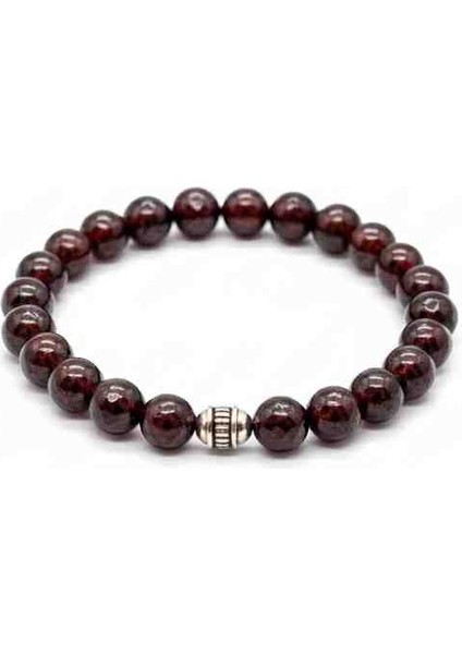 Lal Garnet Doğal Taş Bileklik