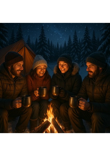 Bakır Tombul Bardak