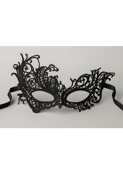 Siyah Dantelli Göz Maskesi Şık Parti Aksesuarı Maskeli Balolar Için Zarif Tasarım fiyatları