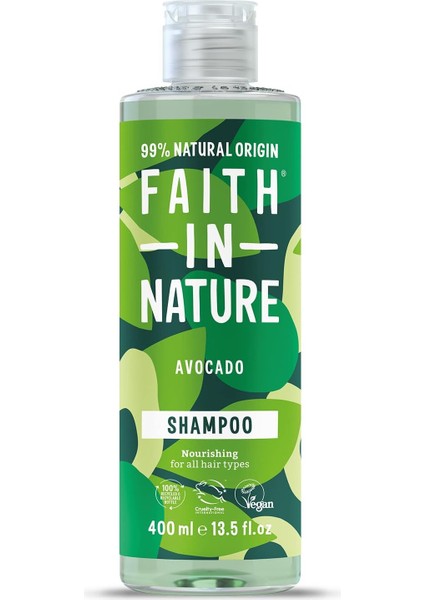 In Nature %99 Doğal Besleyici Şampuan Tüm Saç Tipleri Için (Avokado, 400 Ml)