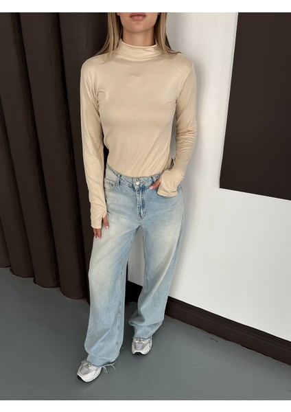 Kadın Parmak Detaylı Body