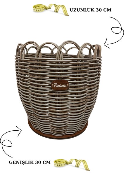 Raddancore Büyük Boy Patateslik/patates Sepeti