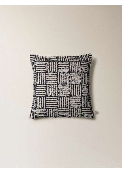 Mondri Lacivert Kırlent Kılıfı