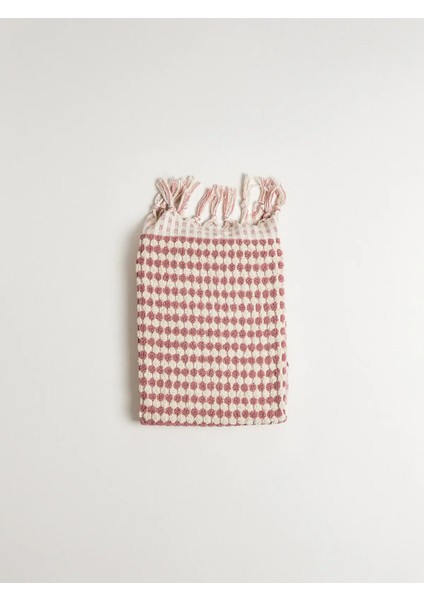 Polka Dot Gül Kurusu Yüz Havlusu modelleri