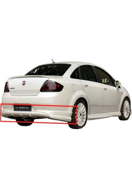 Fiat Linea 2007-2012 Makyajsız Kasa Arka Ek (( Beyaz Boyalı ))