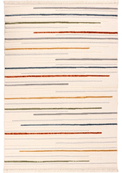 Evonya Dokuma Halı | Makinede Yıkanabilir Modern Halı |salon, Mutfak, Çocuk Odası Halısı |KREM|EVY02