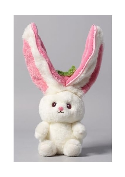 Çilek Tavşan Peluş Oyuncak | Meyve Formundan Çıkan Sürpriz Arkadaş | Yumuşacık Uyku Dostu & Özel Hediye (Pembe) fiyatları