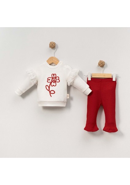 Çakar 6-18 Aylık Süzine Gül 2 Li TAKIM-8013150 - Krem