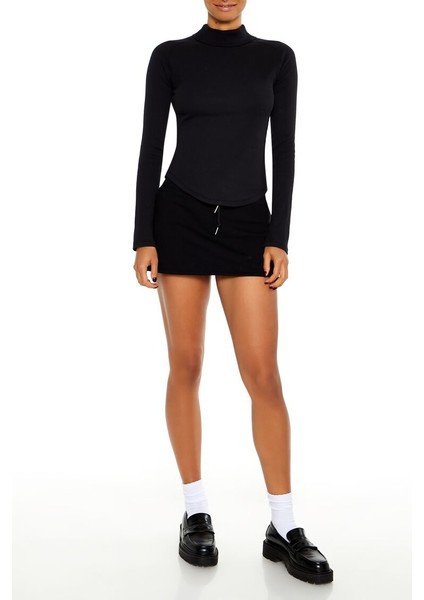 Yüksek Yaka Uzun Kollu Tişört fırsatları