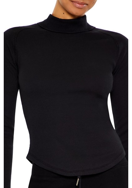 Yüksek Yaka Uzun Kollu Tişört indirimleri