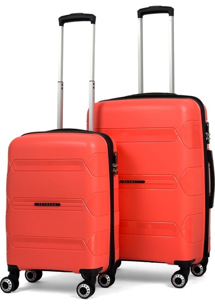 Lucas Polipropilen Kırılmaz Valiz, Kabin Boy&orta Boy