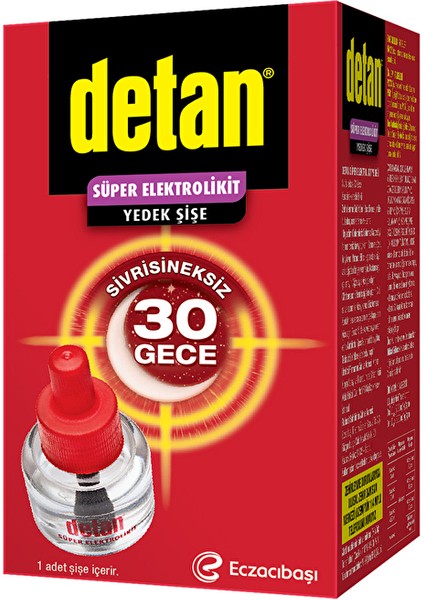 Süper Elektrolikit Yedeği 30 Gece