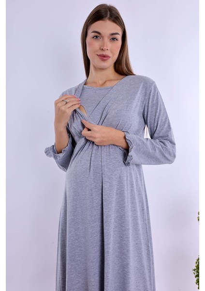 Gri Hamile Lohusa Gecelik fırsatları