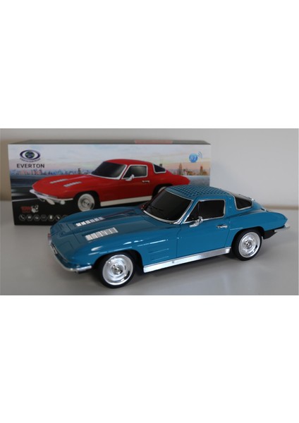 RT-1956 Zümrüt Yeşili (Emerald) Arabalı Bluetooth Fm-Usb-Tf-Aux Şarjlı Nostaljik Radyo