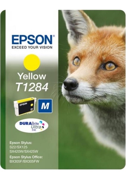 BX305 SX125-425 Yellow Sarı Mürekkep Kartuş T12844022