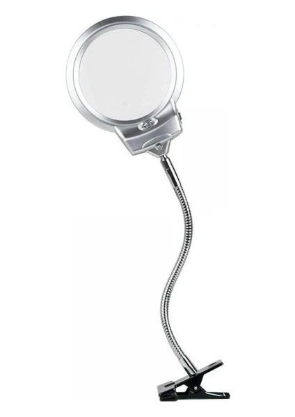 -2.5X130 mm 5X24 mm LED Aydınlatmalı Büyüteç,masa Üstü Metal Hortum MANDALLI-MG15124-C ( Lisinya ) modelleri