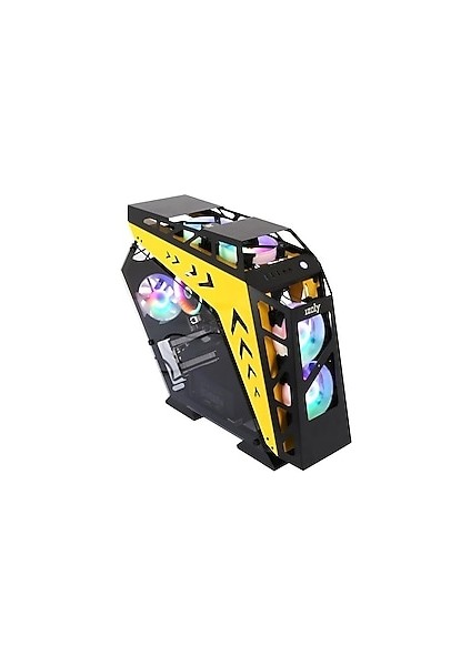 Izoly Cyberpunk AX7 6 Fanlı ATX Oyuncu Kasası