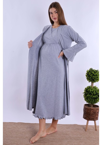 Gri Hamile Lohusa Set fiyatları