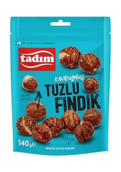 Tadım Fındık Içi Tuzlu 140 gr