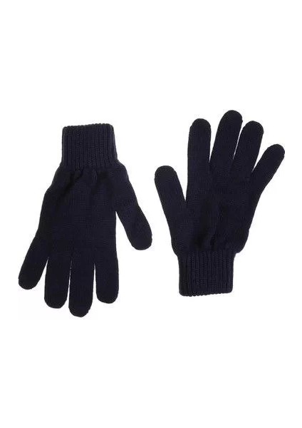 Unisex Triko Dokuma Eldiven - Siyah