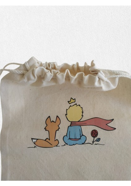 , Küçük Prens Büzgülü Ham Bez Kese 20X30 cm (3 Adet) fiyatları