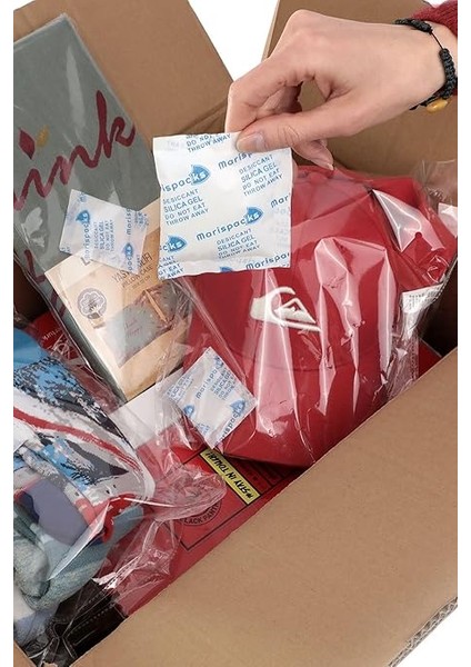 10 G x 25 Adet Silikajel Nem Alıcı Paket (Nonwoven, Aluminyum Doypack Ambalajda) indirimleri