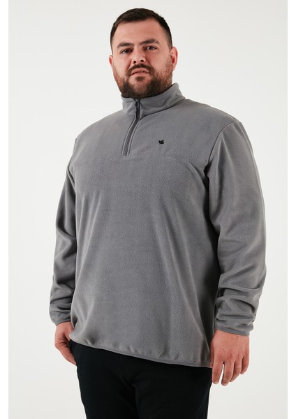 Regular Fit Anti-Pilling Büyük Beden Dik Yaka Kışlık Şardonlu 2'li Paket Polar Erkek POLAR 5906001BS2 modelleri