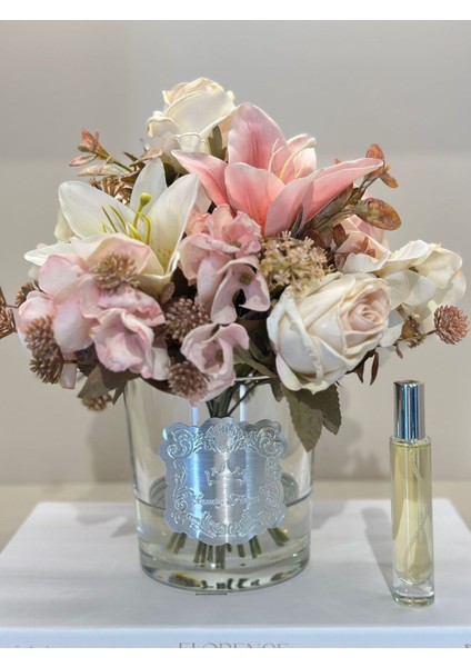 Yapay Güllü Lüx Vazo No:4