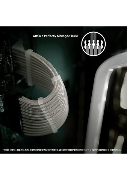 - Eps 8 Pin (4+4) Cpu Atx Anakart Psu Güç Kaynağı Örgülü Kollu Özel Mod Pc Uzatma Kablosu ile Birlikte Güçlü ve Sert Tasarım Tek Paket 30 cm 300 mm - Beyaz indirimleri