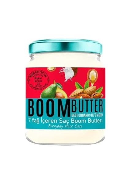 Boom Butter Saç Bakım Yağı, Yoğun Besleyici & Onarıcı, Kırılma Karşıtı & Saç Güçlendirici, Nemlendirici & Parlaklık Veren Bakım, 190 ml modelleri