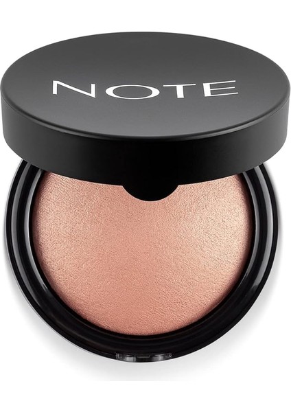 Baked Powder 02 Honey Warm Işıltılı Bitişli Highlighter Toz Yüz Pudrası