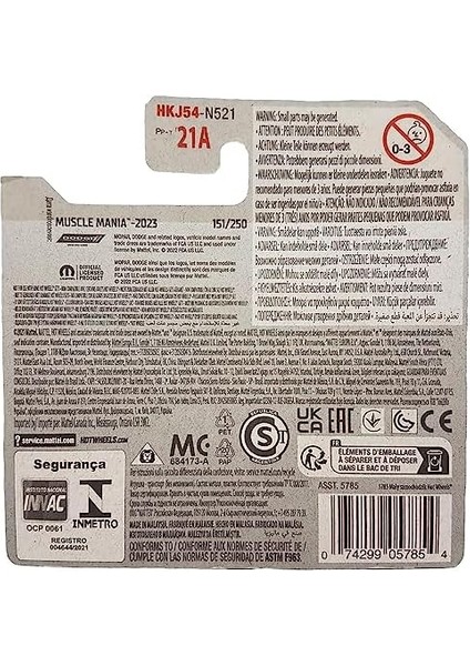 - ´18 Dodge Challenger Srt - Muscle Mania 6/10 - HKJ54 - Short Card - Mopar - Mavi Metalik - 2023 fiyatları