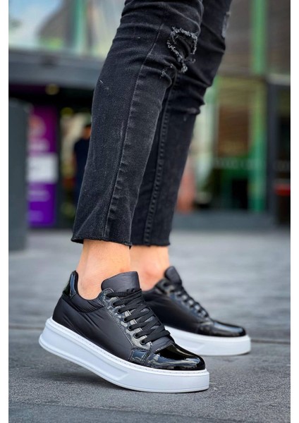 KB-X46 Kuback Siyah Rugan Bağcıklı Günlük Erkek Ayakkabı modelleri