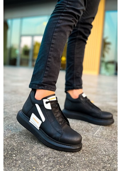 CH131 - GST Frogner Erkek Bot SIYAH/BEYAZ