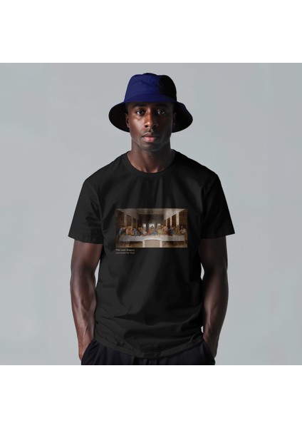 Son Akşam Yemeği Tişört - Siyah modelleri