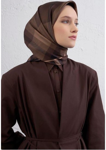 2025 Desenli Saf Ipek Sura Eşarp 9418-33 fırsatları