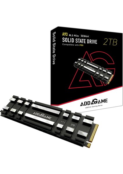 Addlink A93 2tb 7400/6500 Mb/s M.2 2280 Pcıe Gen4 Nvme 1.4 Ps5 SSD AD2TBA93M2P
