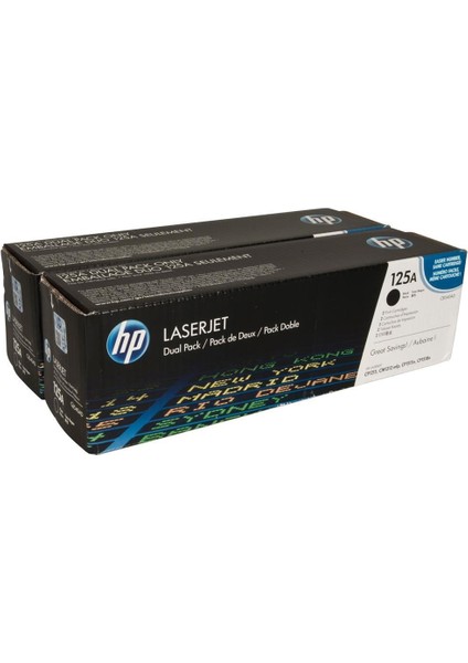 125A Black Siyah Çiftli 2.200 Sayfa Toner CB540AD