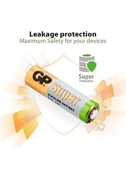 Batteries GP27A Süper Alkalin 27A/MN27 Boy Pil, 12 Volt, 5'li Kart indirimleri