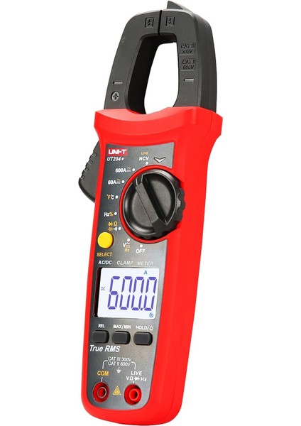 UT204 + Dijital Sıkıştırma Ölçüm Cihazı Sıcaklık Alternatif Akım Doğru Akım Gerilim Direnç Test Cihazı Multimetre fırsatları