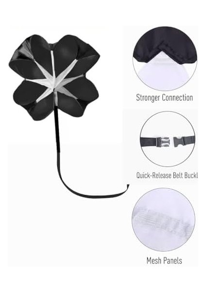 Rebuwo Antrenman Paraşütü Hız Paraşütü Ayarlanabilir Koşu Sürat Paraşütü modelleri