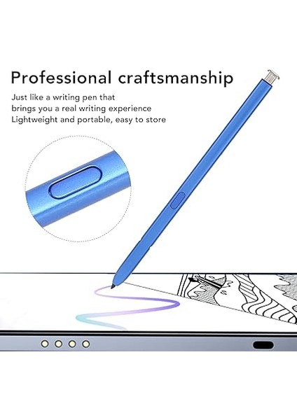 Note 10 Lite Için Yüksek Hassasiyet ve Kararlılığa Sahip Yedek Kalem Mavi, Elprico, Mavi fiyatları