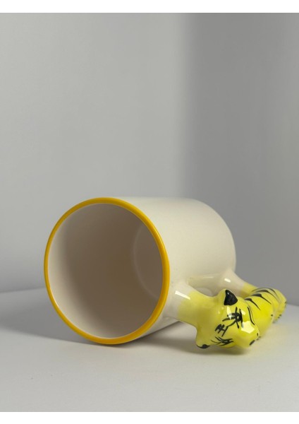 Aslan Kulplu Porselen Bardak | Yelkovanstudio modelleri